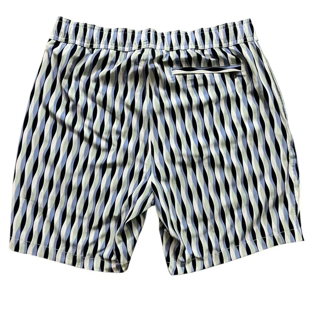 Saks Fifth Avenue men's S Ocean Blue Swim‎ volleyball shorts Liner Pool Vacation